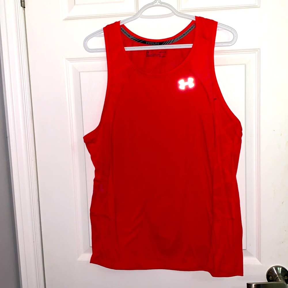 Under Armour Threadborne Run Muscle Top Sz Lg